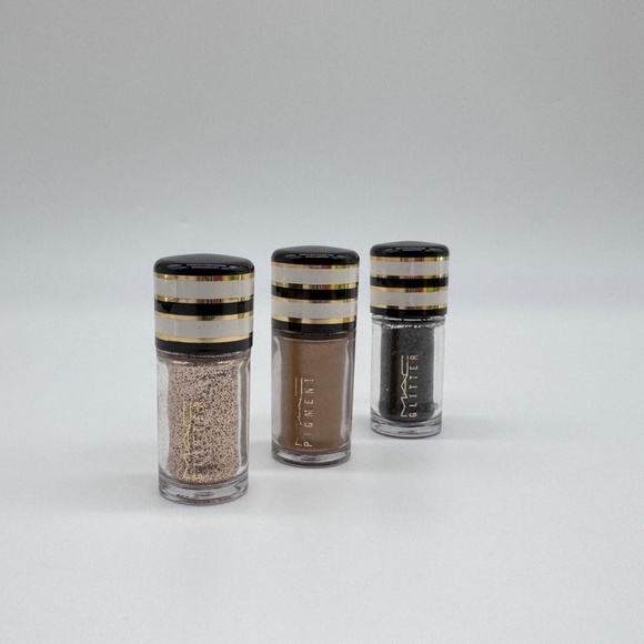 MAC Cosmetics Glitter Pigment Bundle + Kabuki Brushes Set - Picture 3 of 14